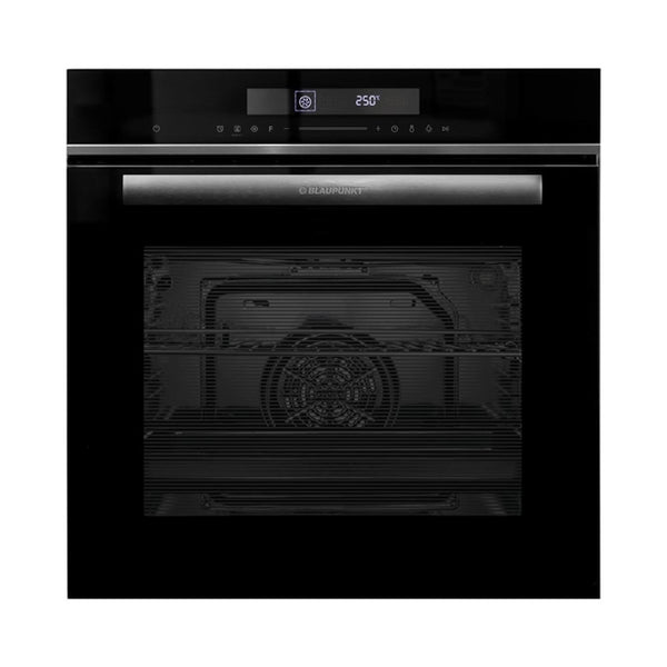 Blaupunkt 60cm Built-in 12-function Pyrolytic Oven With Air Fryer (Dark Steel)