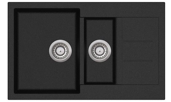 Granite Sink 1 & 1/2 Bowl Black
