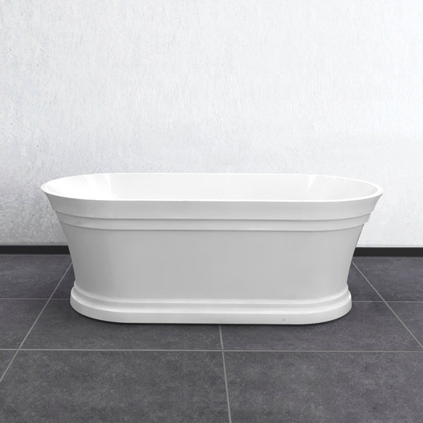 Hampton 1500x750x560 Gloss White Bathtub NF