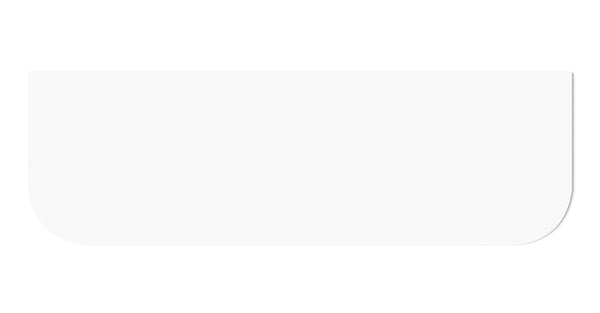 Bondi 1800x460x20 Top No Hole