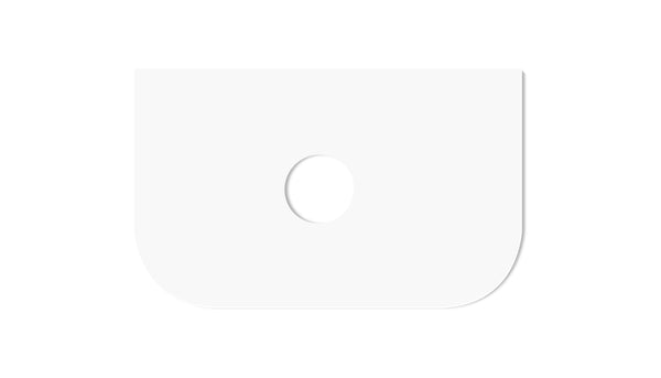 Bondi  750x460x20 Matte White Top - NTH or 12TH Only