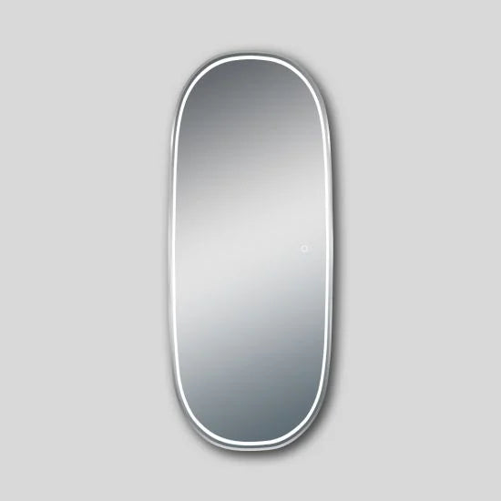 1600*650mm 3 Color Frontlit Silver Aluminium Frame LED Dressing Mirror Touch Sensor Switch