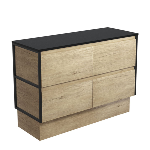 AMATO Scandi Oak 1200 Cabinet on Kick