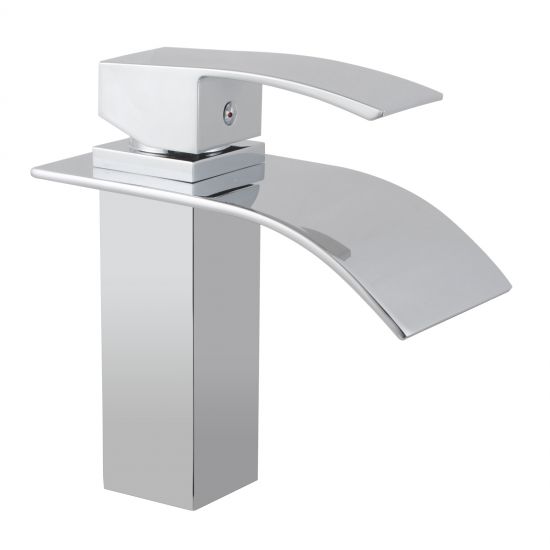 Chrome Waterfall Basin Mixer