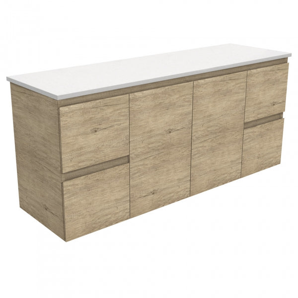 EDGE SCANDI OAK 1500mm Wall Hung Cabinet