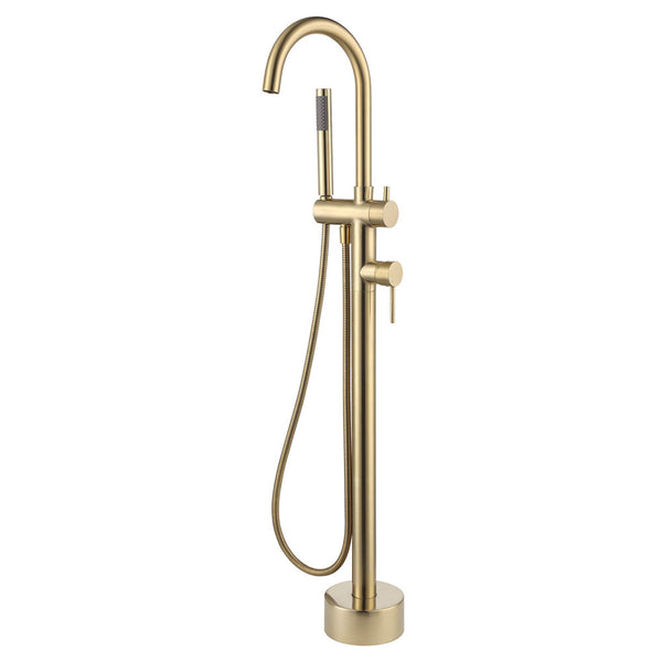 KAYA Floor Mounted Bath Mixer with Hand Shower