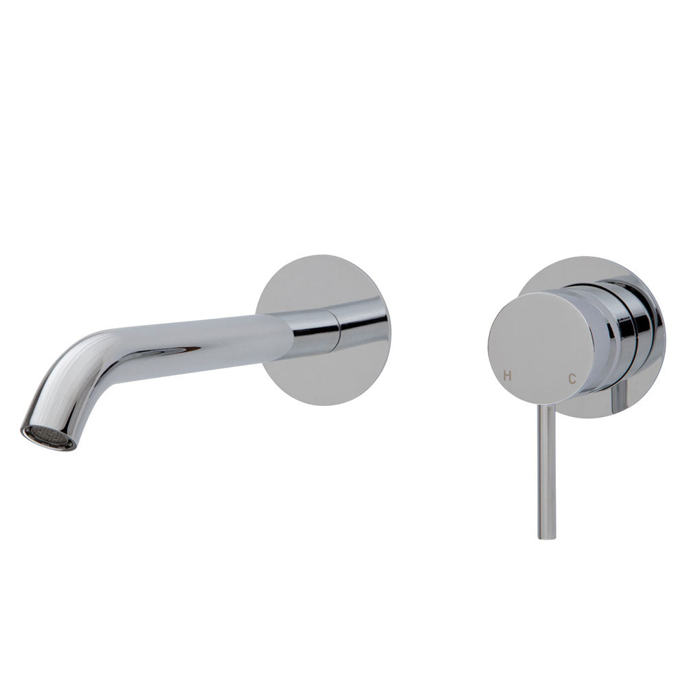 KAYA Basin/Bath Wall Mixer 200mm Outlet Set Plates