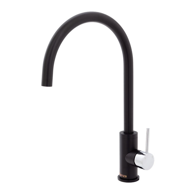 KAYA Sink Mixer Matte Black with  Handle