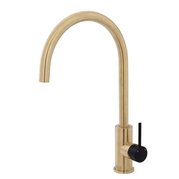 KAYA Sink Mixer  with Matte Black Handle