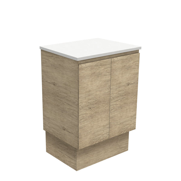 EDGE SCANDI OAK 600mm On Kick Cabinet