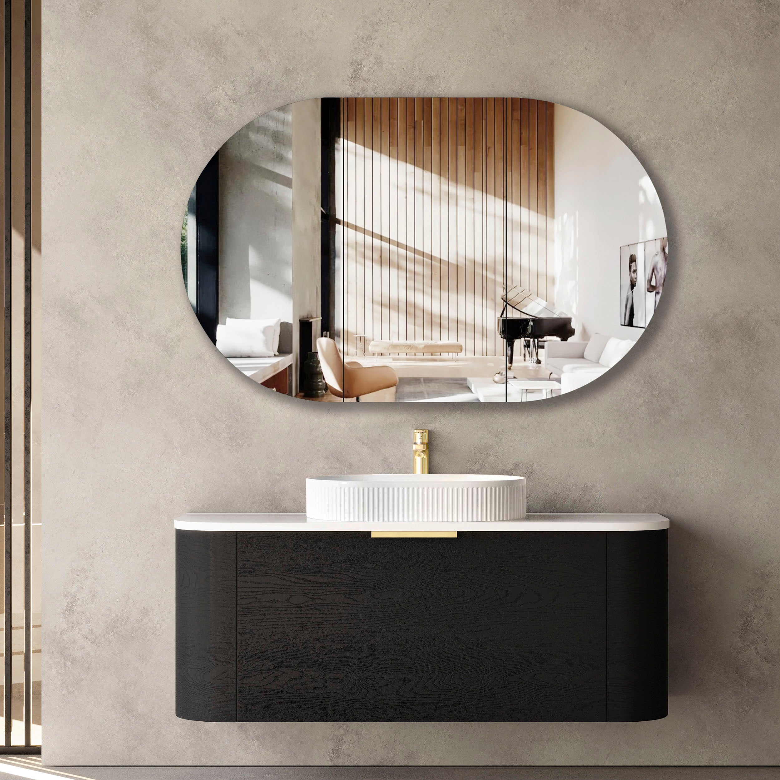 BONDI 1200mm WH Oak ST Vanity