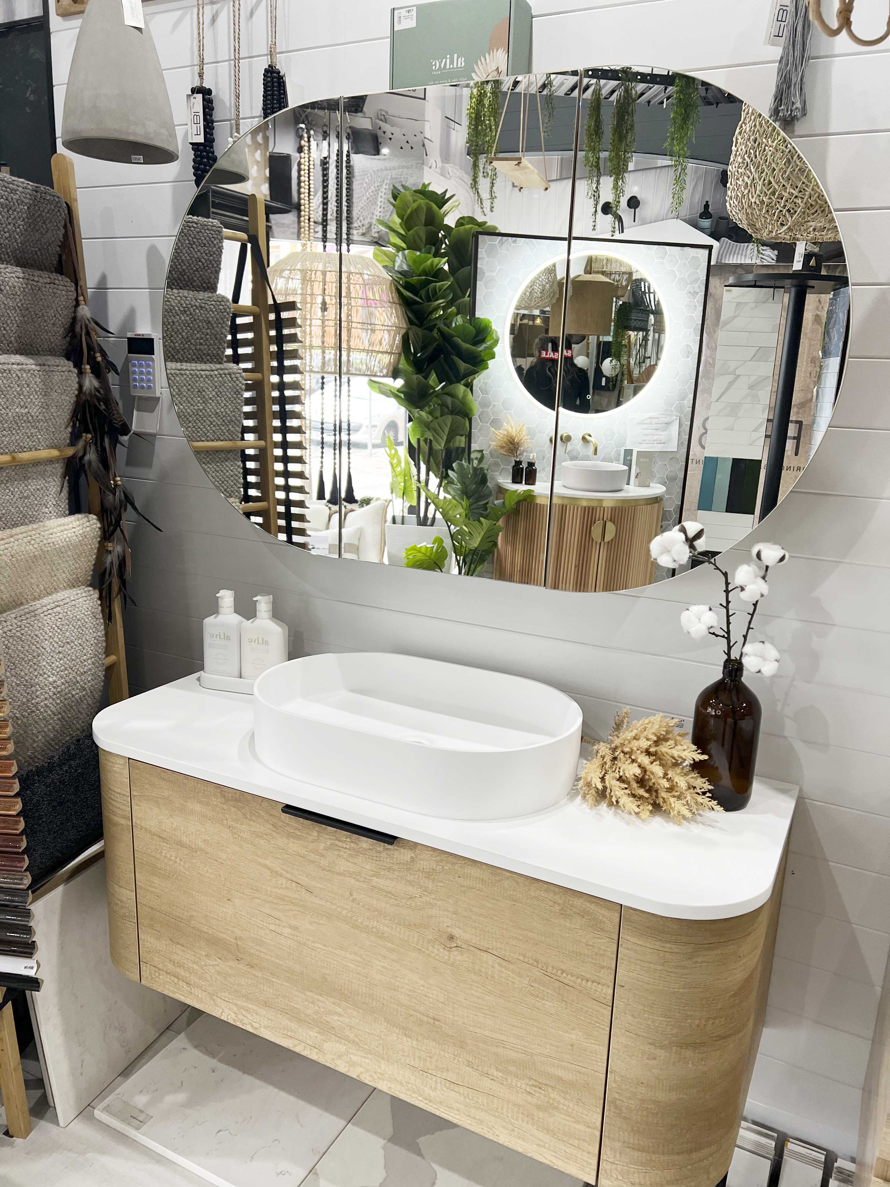 BONDI 1200mm WH Oak ST Vanity