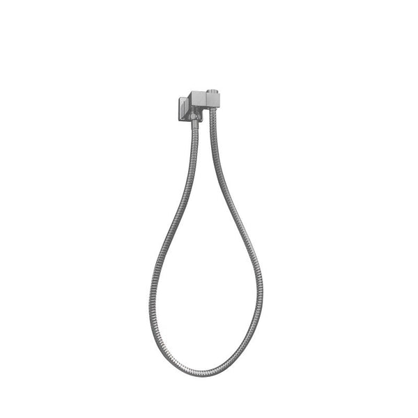 Square Hand Shower Rail without Handheld Shower(Stainless Steel Hose)