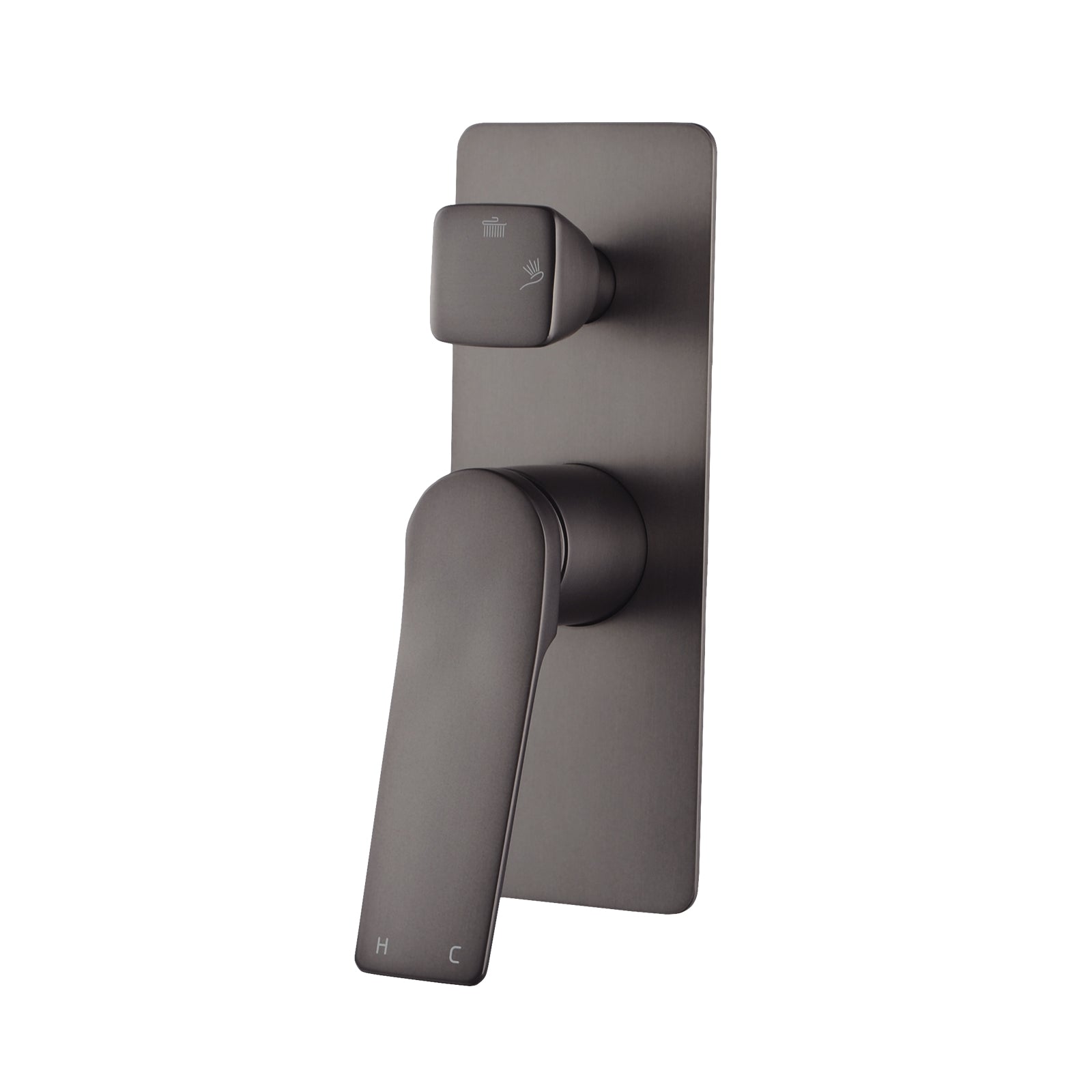 RUSHY Series Square Wall  Mixer With Diverter