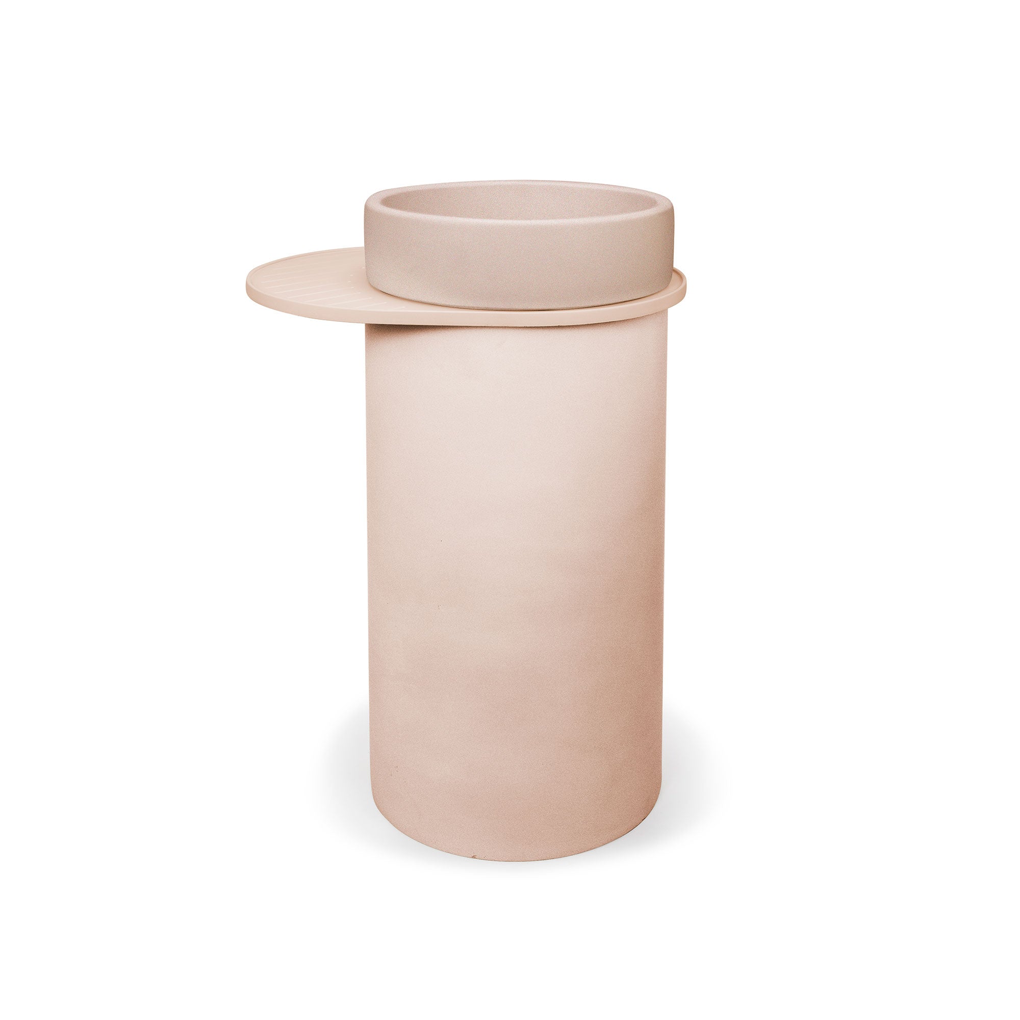 Cylinder - Bowl Two Tone Basin (Blush Pink)