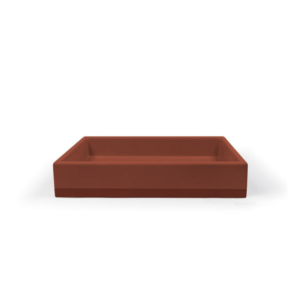 Box Basin Two Tone - Surface Mount (Blush Pink)