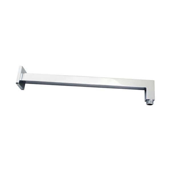 Square Brass Wall Mounted Shower Arm 400mm