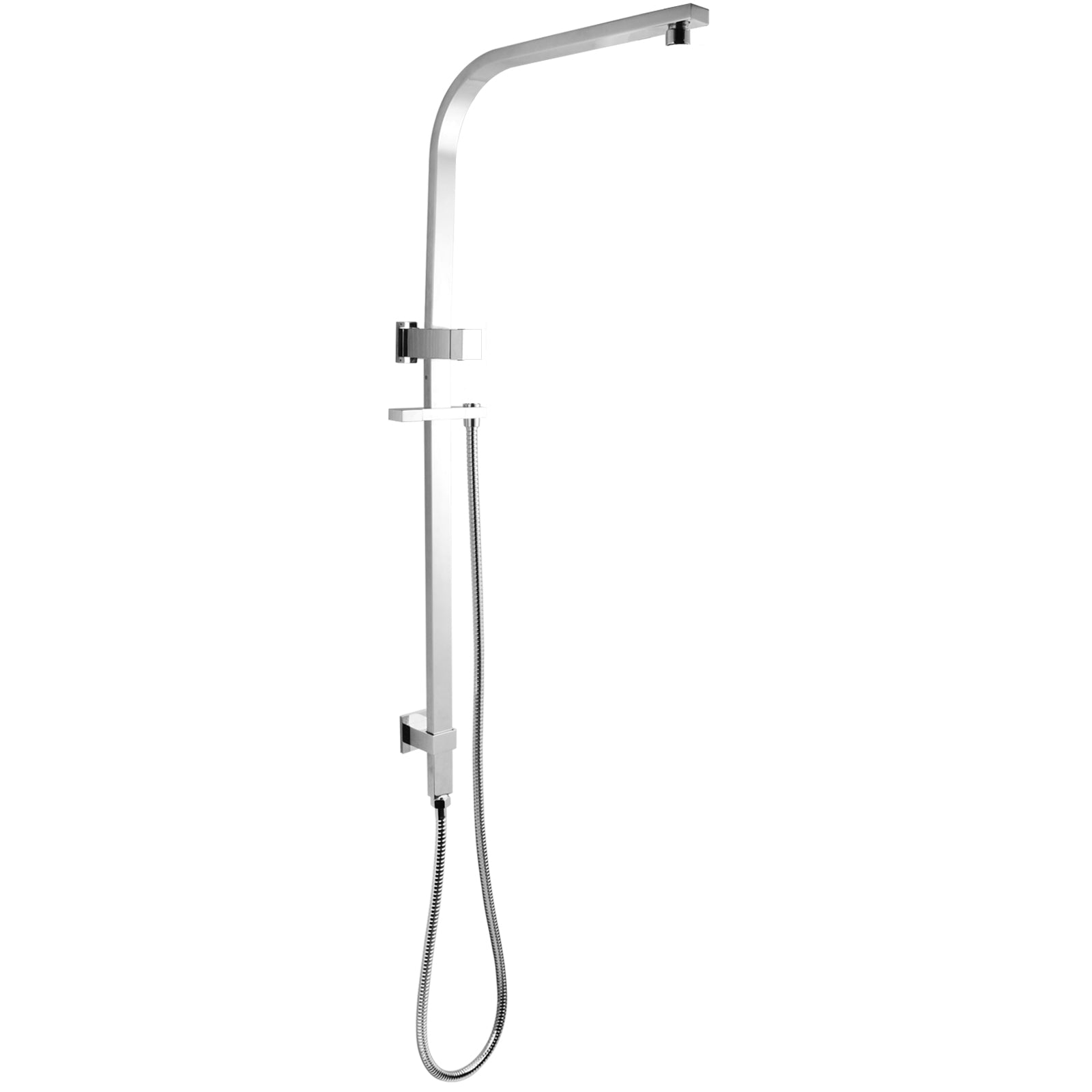 Square Shower Station without Showers Head and Handheld Shower(Stainess Steel Hose)