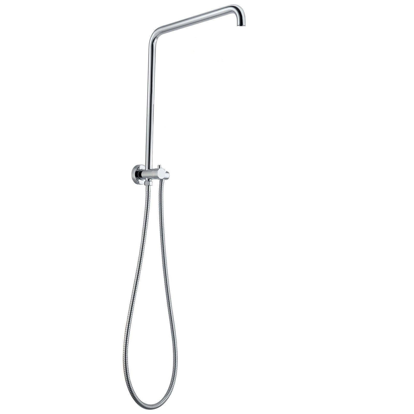 Round Shower Station without Showers Head and Handheld Shower(Stainless Steel Hose)