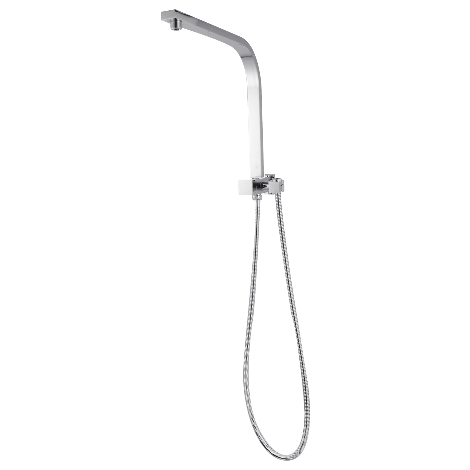 Square Shower Station without Showers Head and Handheld Shower(Stainless Steel Hose)