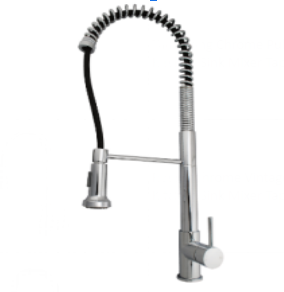 Tall Spring Pull Out Kitchen Sink Mixer Tap