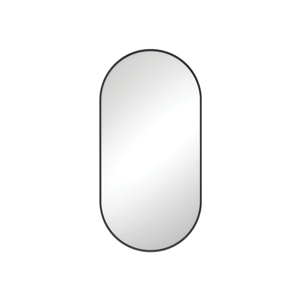 EMPIRE Pill Shape Framed Mirror 450 x 900mm