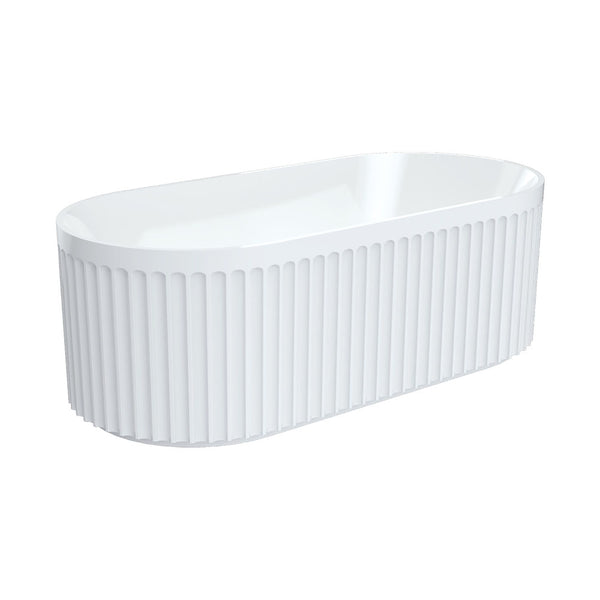 Eleanor Fluted 1700 Freestanding Acrylic Bath