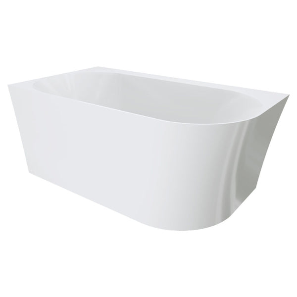 CHLOE 1400 Acrylic Corner Bath Right Hand Gloss White 1400 x 750 x 600 mm