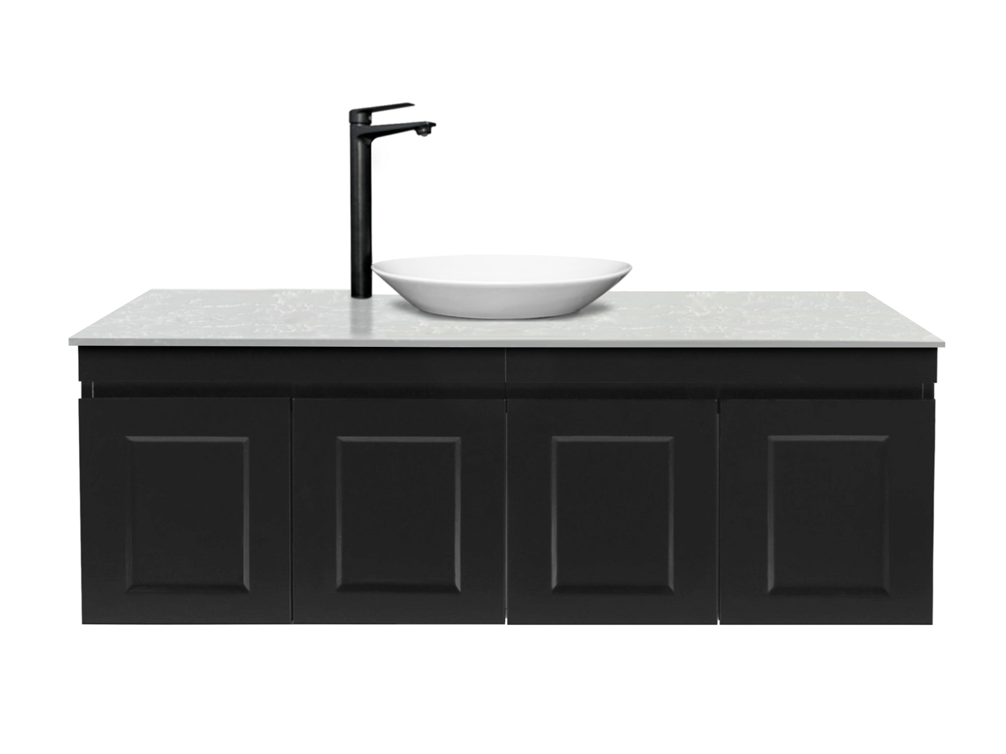 Hampton Matte Black Cabinet120