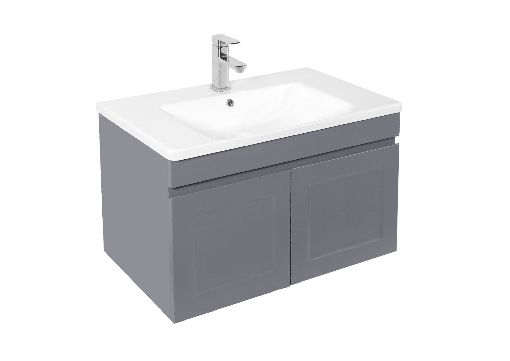 Hampton Matte Grey Cabinet 75