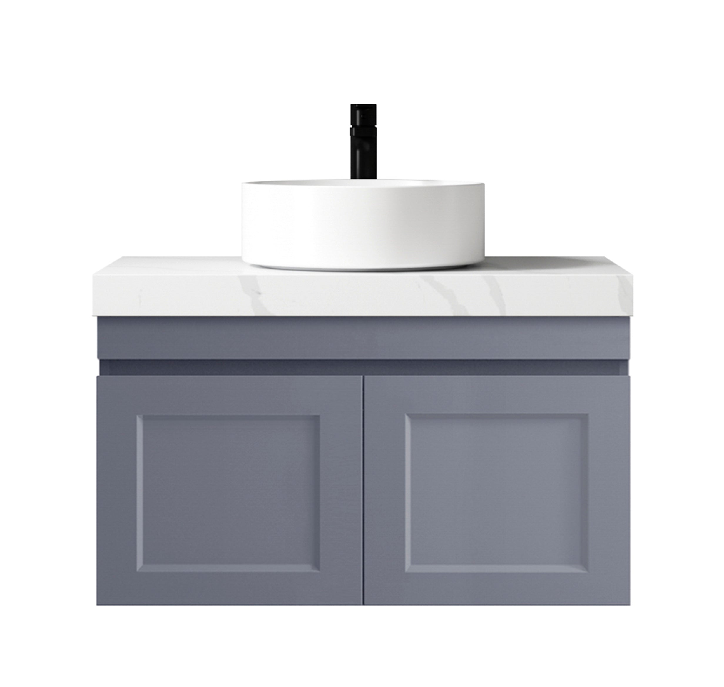 Hampton Matte Grey Cabinet 75