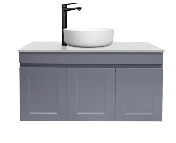 Hampton Matte Grey Cabinet 90