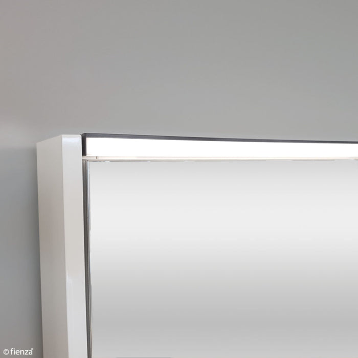 UNIVERSAL Mirror Cabinet 1200 with Gloss White Side Panels