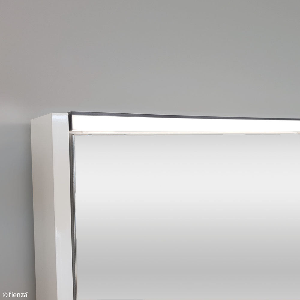 UNIVERSAL Mirror Cabinet 900 with Gloss White Side Panels