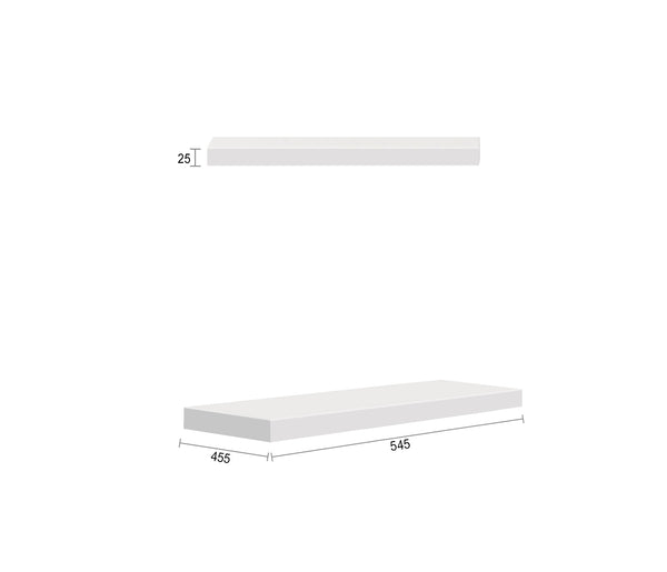 750X450 Matte White Leg Panel