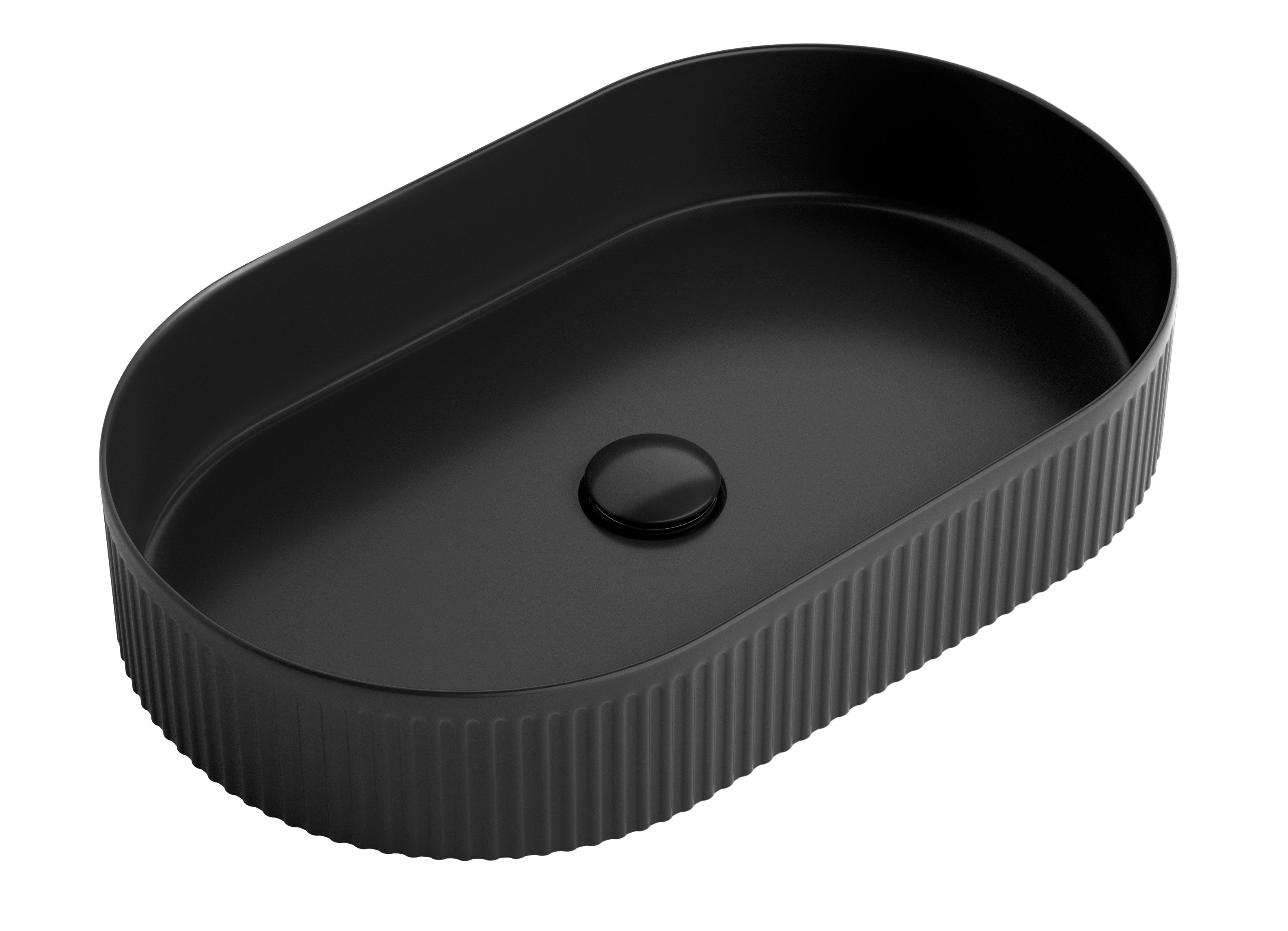 Kensington Fluted 580X360 Oval Basin