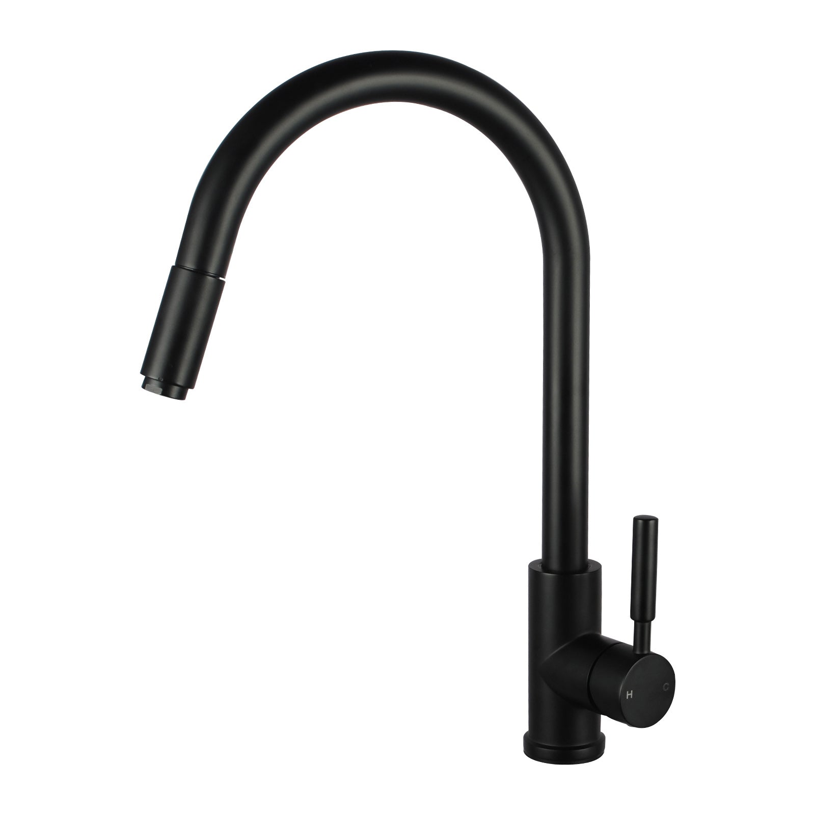 Round Pull Out Kitchen Sink Mixer Tap