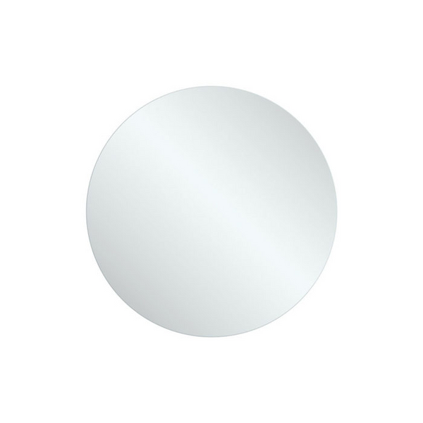 Mirror Round Pencil Edge 600x 600mm 5mm Glass Glue On No Brkt or Vinyl Back