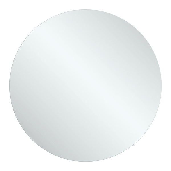 Mirror Round Pencil Edge 900x 900mm 5mm Glass Glue On No Brkt or Vinyl Back