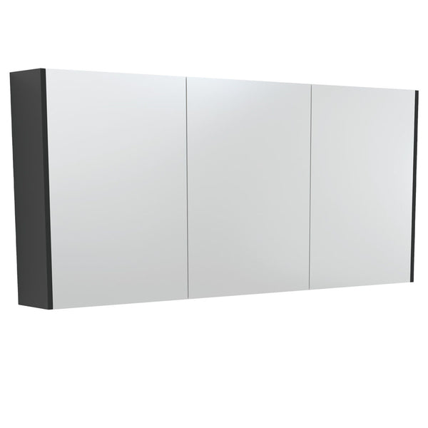 UNIVERSAL Mirror Cabinet 1500 with Satin Black Side Panels