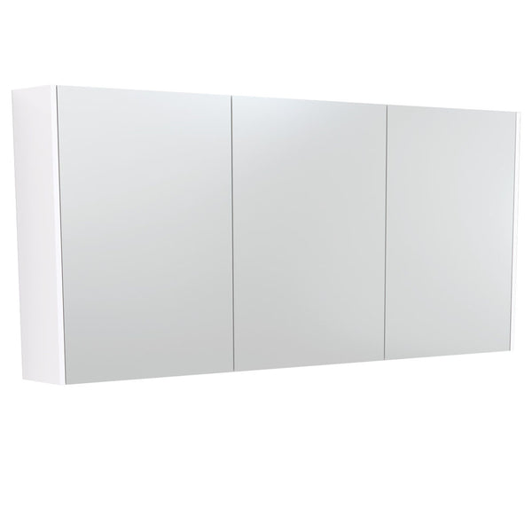 UNIVERSAL Mirror Cabinet 1500 with Gloss White Side Panels