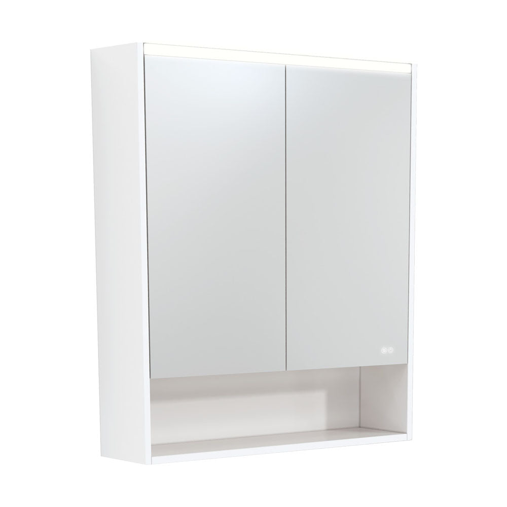 UNIVERSAL Mirror Cabinet 750 with Display Shelf SCANDI OAK