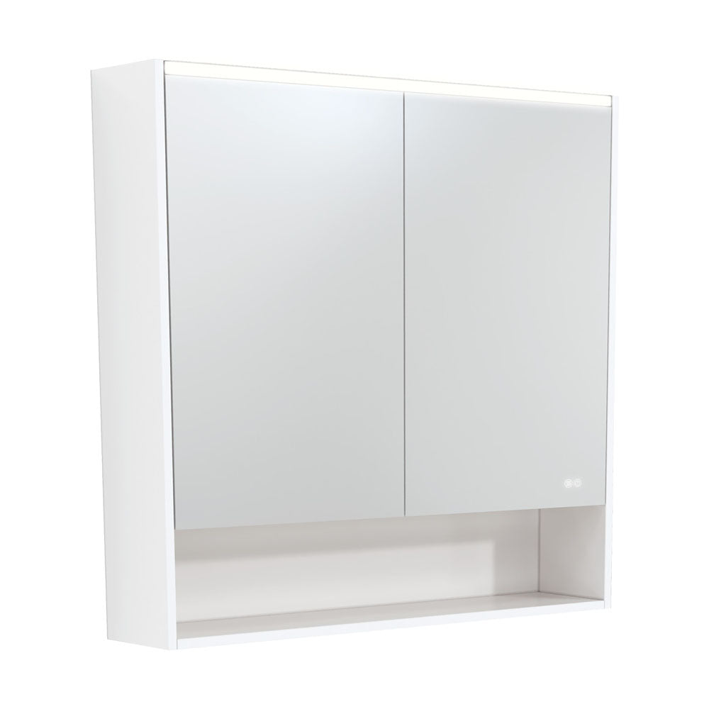 UNIVERSAL Mirror Cabinet 900 with Display Shelf SCANDI OAK