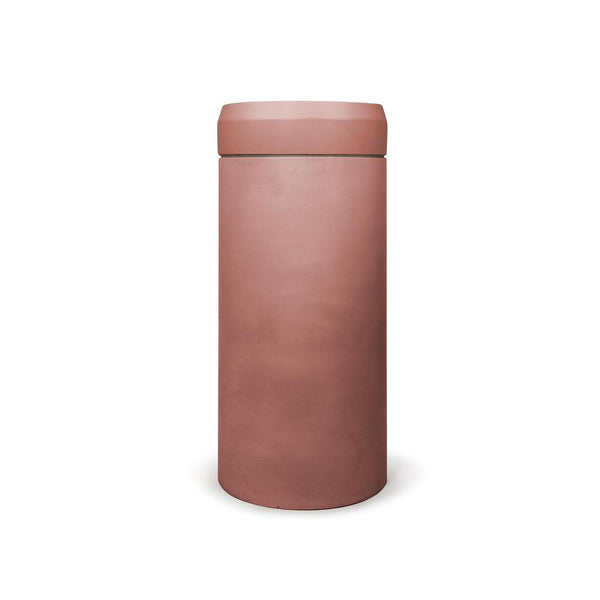 Cylinder with Tray - Prism Circle Basin (Musk,Blush Pink)