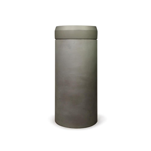 Cylinder with Tray - Prism Circle Basin (Mid Tone Grey,Blush Pink)