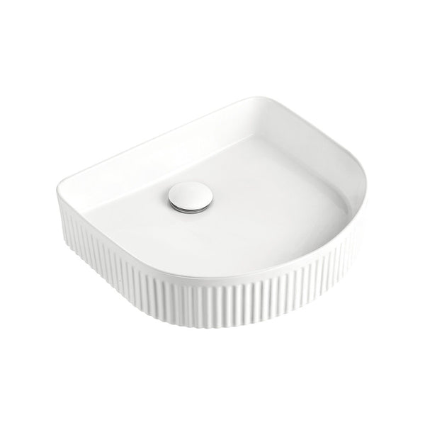 ELEANOR Arch Gloss White Above Counter Basin 415 x 365 x 100mm