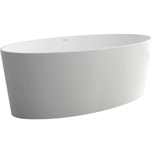 LEXY Stone Bath 1600 x 750 x 600mm with Overflow