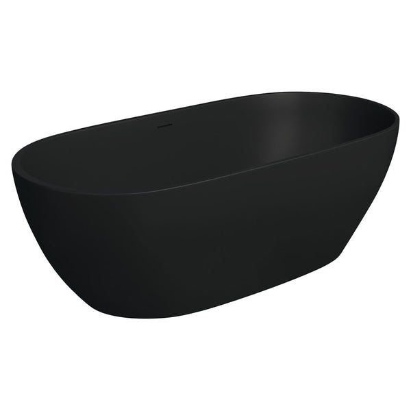 LUCIANA  1700 Matte Black Bath 1690 x 800 x 550mm