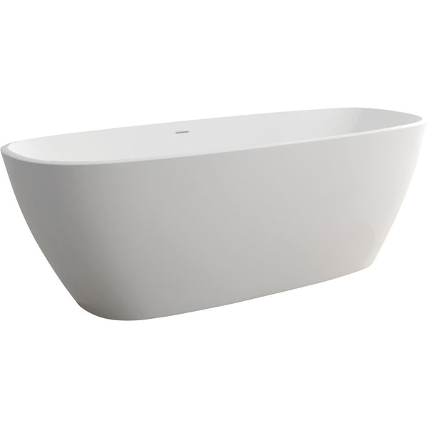 MARISSA Stone Bath 1700x720x 560mm with Overflow