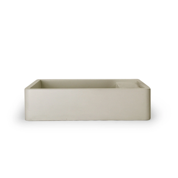 Shelf 01 Basin - Overflow - Surface Mount (Sand,No Tap Hole,Black)